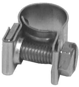 STAINLESS STEEL MINI-F HOSE CLAMPS