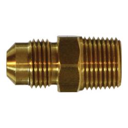 Brass Male Flare Male NPTF Adapter