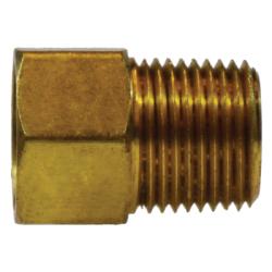 Brass Inverted Flare Male NPTF Straight Adapter