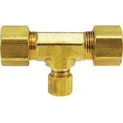 Brass Self-Align Compression Branch Tee