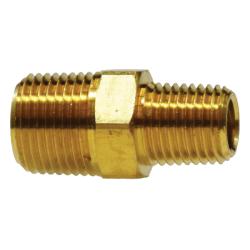 Brass Reducing NPT Threaded Hex Pipe Adapter