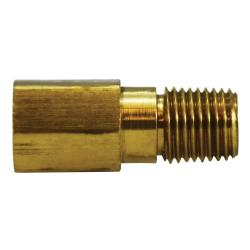 Air Brake Brass D.O.T. Fuel Hose Extension Adapter