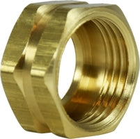 Brass Garden Hose Nut - Hex Nut