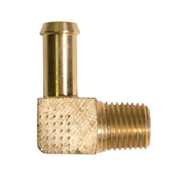 Beaded Hose Barb 90 Degree Brass D.O.T. Elbow