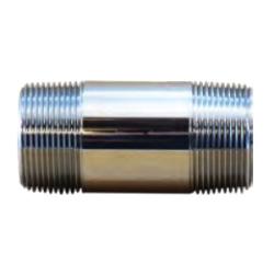 1/4-18 Inch NPT Chrome Plated Lead Free Brass Threaded Pipe