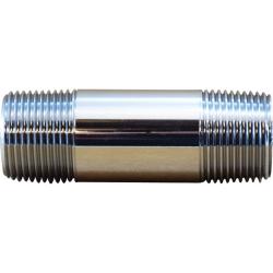1 Inch NPT Chrome Plated Lead Free Brass Threaded Pipe