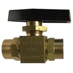 Brass Industrial Instrumentation Female NPT Ball Valve