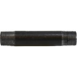 1/2-14 MNPT SCH 80 Extra Heavy Black Steel Seamless Threaded Pipe