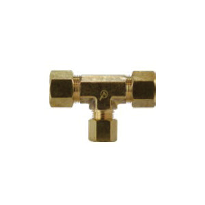 Lead Free Brass Compression Reducing Branch Tee