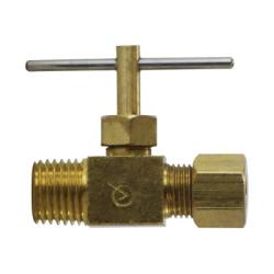 Lead Free Brass Compression Male NPT Needle Valve