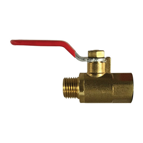 Forged Brass MNPT X FNPT Mini Ball Valve 200 PSI WOG
