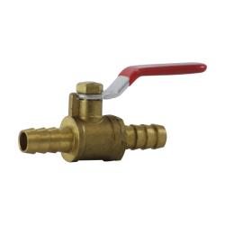 Forged Brass Hose Barb Mini Ball Valve 200 PSI WOG