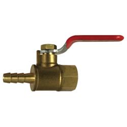 Forged Brass Hose Barb X Female NPT Mini Ball Valve Hose 200 WOG