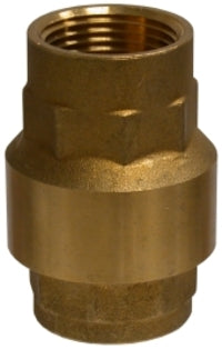 Brass High Capacity In-Line Check Valve 400 PSI WOG