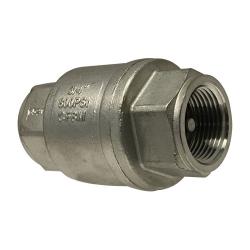 Stainless Steel High Capacity In-Line Check Valve 800 PSI WOG