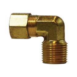 Brass Compression Male Elbow - FORGED