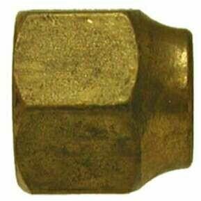 BRASS SHORT FORGED NUT - SAE# 010166 - UNF THREAD - Fast Fittings