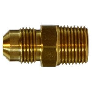 Lead Free Brass SAE 45 Degree Flare Male NPTF Adapter - Fast Fittings