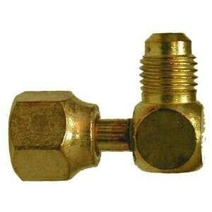BRASS SWIVEL ELBOW SAE FLARE ADAPTER WITH HEX - Fast Fittings