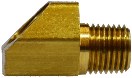 BRASS INVERTED FLARE 45 DEGREE ELBOW - SAE 040302 