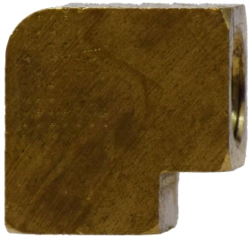 BRASS INVERTED FLARE 90 DEGREE ELBOW SAE# 040203 