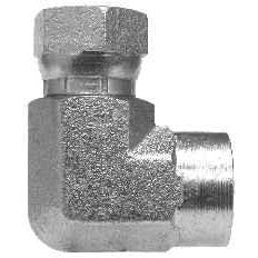 STEEL FEMALE UNION ELBOW SWIVEL HYDRAULIC ADAPTER - Fast Fittings