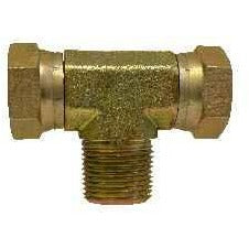 STEEL MALE SWIVEL BRANCH HYDRAULIC TEE - Fast Fittings