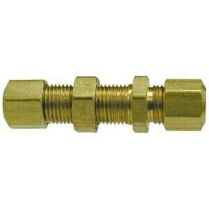 BRASS COMPRESSION BULKHEAD UNION - Fast Fittings