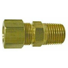 BRASS COMPRESSION 45 DEGREE ELBOW 