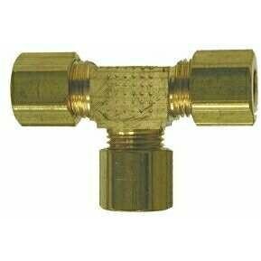 BRASS COMPRESSION TEE - Fast Fittings