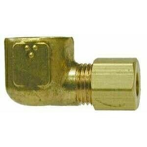 BRASS COMPRESSION FEMALE ELBOW - Fast Fittings