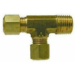 BRASS COMPRESSION FORGED RUN TEE - Fast Fittings