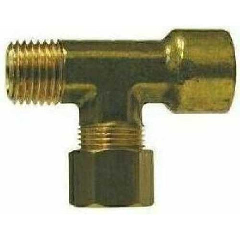 BRASS COMPRESSION ADAPTER TEE - Fast Fittings