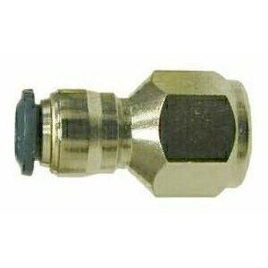 NICKEL PLATED BRASS PUSH-IN FEMALE FITTING - Fast Fittings