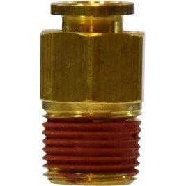 BRASS PUSH-IN MALE CONNECTOR