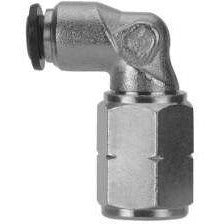 NICKEL PLATED BRASS PUSH-IN SWIVEL FEMALE ELBOW - Fast Fittings