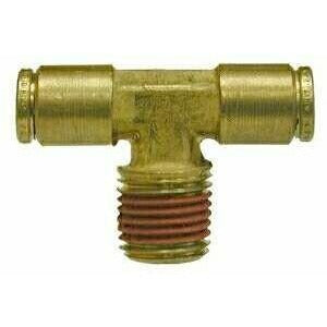 BRASS PUSH-IN FIXED MALE BRANCH TEE - Fast Fittings