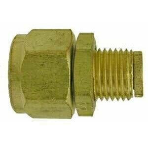 BRASS PUSH-IN FEMALE BULKHEAD UNION - Fast Fittings