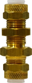 374-06-06  3/8 x 3/8 Brass Compression Bulkhead Union