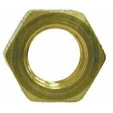 Brass Flareless Bulkhead Nut - Fast Fittings