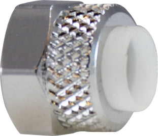 Chrome Plated Brass Flareless Nut And Plastic Sleeve