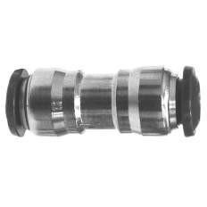 NICKEL PLATED BRASS METRIC PUSH-IN BULKHEAD UNION - Fast Fittings