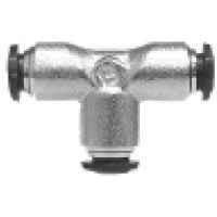 NICKEL PLATED BRASS PUSH-IN UNION TEE - Fast Fittings