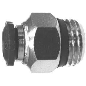 NICKEL PLATED BRASS METRIC PUSH-IN FITTING - Fast Fittings