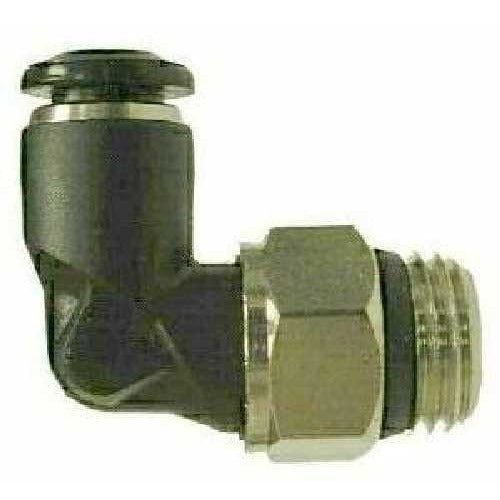 BSPT METRIC PUSH-IN SWIVEL MALE 90 DEGREE ELBOW - Fast Fittings