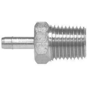 BRASS HOSE BARB MALE ADAPTER FOR POLYETHYLENE TUBING - Fast Fittings