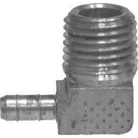 BRASS HOSE BARB MALE 90 DEGREE ELBOW ADAPTER FOR POLYETHYLENE TUBING - Fast Fittings