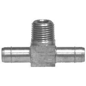 BRASS HOSE BARB MALE BRANCH TEE FOR POLYETHYLENE TUBING - SINGLE BARB STYLE - Fast Fittings