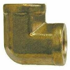 FORGED BRASS ELBOW - FEMALE NPTF 90 DEGREE - Fast Fittings