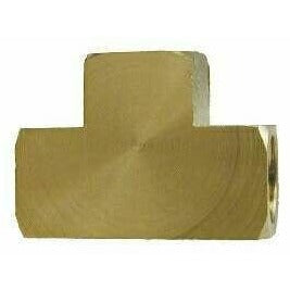 BRASS UNION TEE - FEMALE NPTF - BARSTOCK - Fast Fittings
